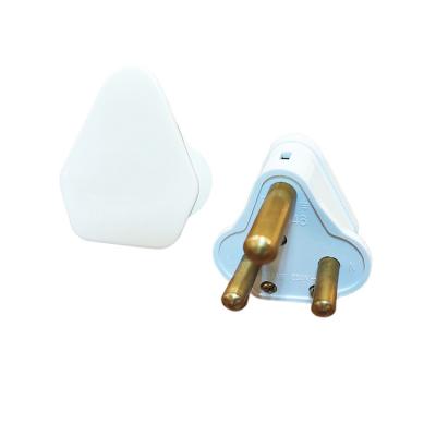 China Manufacturer Superior 15amp South Africa Residential/General Purpose Plug 3 Pin Round Pin 15a for sale