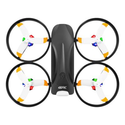 China Fashion Wholesale V16 4K Camera Headless UAV With Wifi 5G FPV Gift For Kids Recreational Toy Mini Drones Seven Color LED Light Cycle for sale