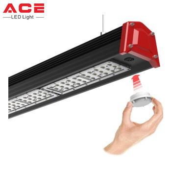 China Linear Warehouse LED High Bay With Pluggable Sensor for sale