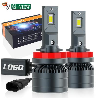 China Gview G15 Series 20000LM 6500K IP65 105W H8 H11 Aluminum Waterproof Car Led Headlight Led Bulbs for sale