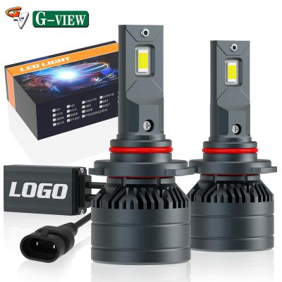 China Automotive Led Headlight Gview G15 Mini Size 20000LM High Lumens 9005 9006 Led Headlight Bulbs Car Lights for sale