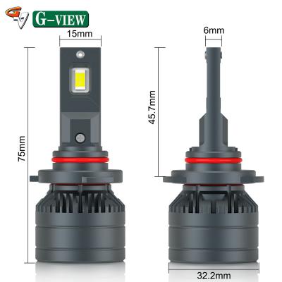 China Auto Headlight Gview G15 Car Accessories 6000k Automotive Led Lighting Systems 12V 105w 20000lm HB3 HB4 Car Led Headlight Bulb Led Projector Headlight for sale