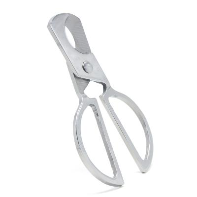 China High Quality Cigar Accessories Novelty Stainless Steel Pocket Double Blade Cigar Cutter Smoking Scissors Knife Portable Scissors for sale