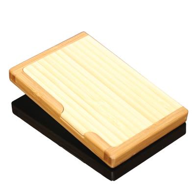 China Creative Wooden Card Holder Decoration Fashion Card Case Wooden Card Holder for sale