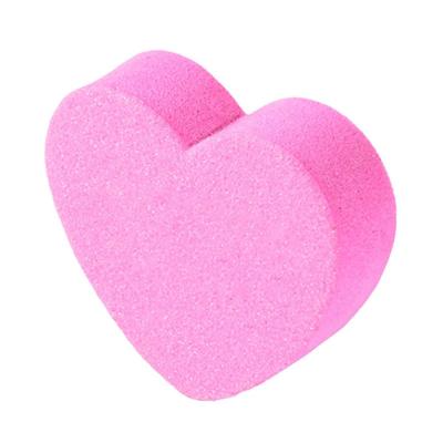 China Hot Selling Mini Nail Buffer Double Sided Heart Shape Cheap Sponge Nail File for sale