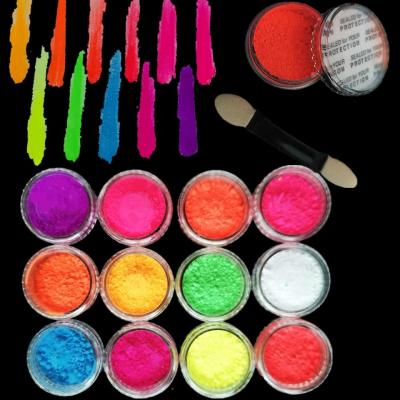 China Nail Beauty Products 2023 Trend Fluorescent Pigment Mica Powder for Mica Powder Resin for sale