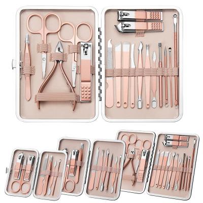 China Toe Silver 2022 Stainless Steel Nail Clipper Set For Beauty Manicure Tool Full Set for sale