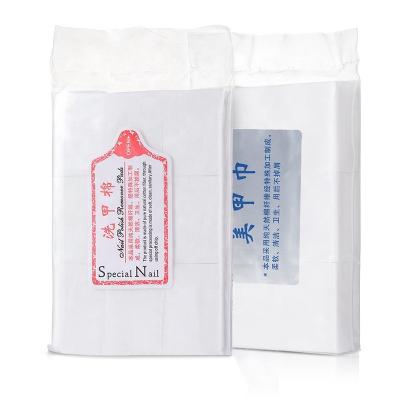 China High Quality 540pcs Lint Free Nail Clean Cotton Wipe Napkins Disposable Nail Polish Remover Pads for sale