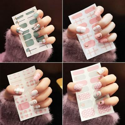 China Professional Nail Beauty 2023 UV Nail Wrap Patch Self Adhesive Nail Art Stickers for sale