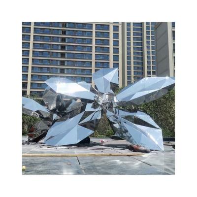 China Europe China manufacture professional mirror waterscape swimming pool outdoor stainless steel decorative sculpture for sale