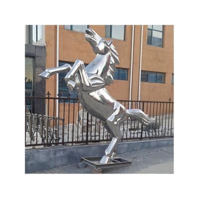 China Europe Made In China Custom Mirror Engraving Tech Metal Outdoor Decorative Animal Sculpture for sale