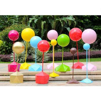 China Waterproof/Waterproof/High Temperature Resistant/Tips 10 Years Fiberglass Sculpture Ornament Balloon Color Simulation Decoration Hotel Commercial Street for sale