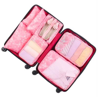 China Fashion New Fashion Tote Cube Travel Luggage Organizer Bag Set for sale