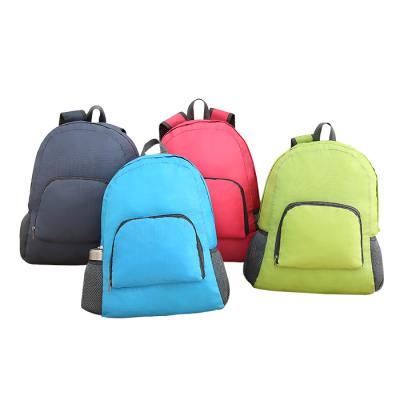 China Fashion Custom Foldable Men And Women Camping Backpack Foldable Traveling Backpack for sale