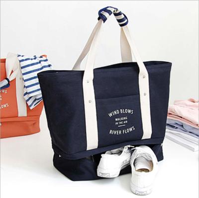 China Travel Bag Canvas Clothing Shoes Storage Bag Mom Bag for sale