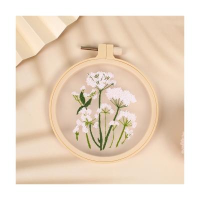 China Decorate Cross Stitch Kit Handmade Diy Embroidery Primer Kit New Embroidery Sheer Fabric for sale