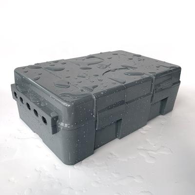 China ABS/PC Plastic Waterproof Outdoor Power Strip Junction Distribution Box Waterproof Junction Box for sale