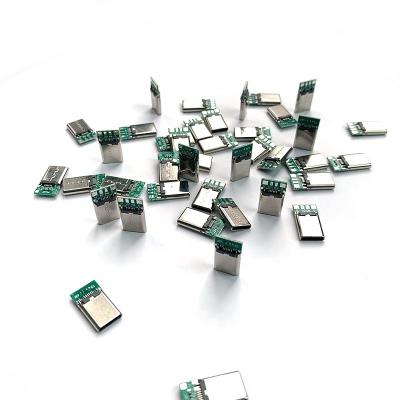 China Male Type-c USB 3.0 USB C Type Pin 24 Pin Supplier 16 Pin Connector USB C PCB Manufacturer China for sale