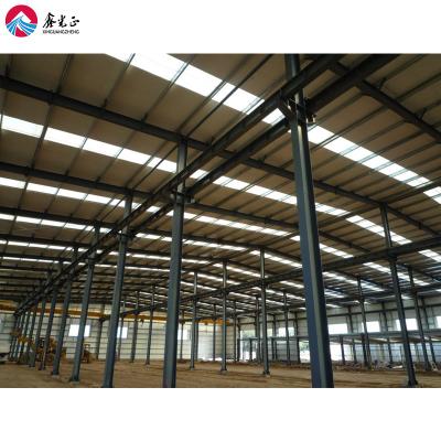 China Modern Design Workshop Steel Structure Prefab Steel Frame Light Removable Warehouse Workshop for sale