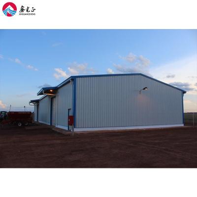 China Steel Workshop Industrial Workshop Shed Large Prefab House Steel Structure Warehouse Prefab Steel Construction for sale