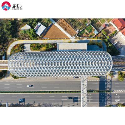 China Steel Workshop Hot Dip Galvanized Steel Structure Steel Structure Mining Underground Construction Warehouse Vault Space Frame for sale