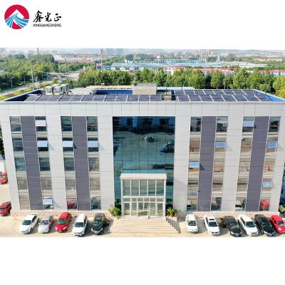 China Professional Steel Structure Office China Design Pretty Pre Engineered Multi Story Light Steel Structure Business Building Office Workplace for sale