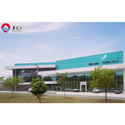 China Metal Building Steel Structure Car Exhibition Center Structural Covering Hall Two Story Steel Warehouse Exhibition Hall For Sale for sale