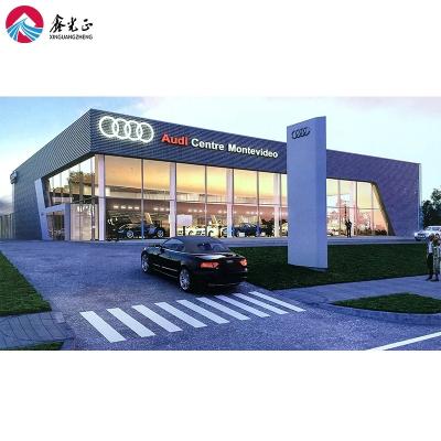 China Exhibition Hall China Steel Structure Manufacturer Factory Warehouse Steel Building For Construction Car Exhibition Hall for sale