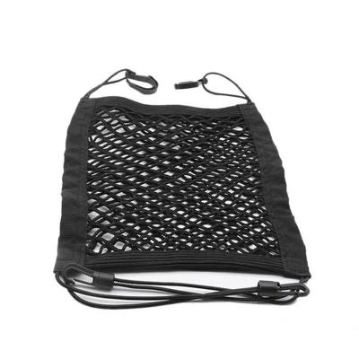 China Polyester Car Organizer Seat Back Storage Elastic Mesh Net Bag for sale