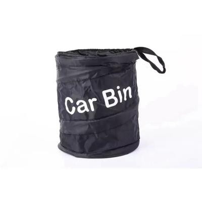 China Foldable Car Auto Accessories Waste Basket Bag Waste Basket New Oxford Car Garbage Portable Waterproof Vehicle Interior Accessory for sale