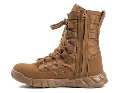 China Gujia Brown Multifunctional Side Zip Free Combat Soldier Tactical Boot Under Armor Usa Desert Eva Waterproof For Men Army Military Tactical Shoe for sale