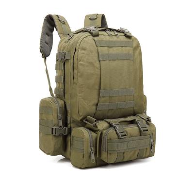 China Gujia 53L OEM Waterproof Custom Logo Outdoor Rise Nylon Military Tactical Backpack Multiple Color Selection for sale