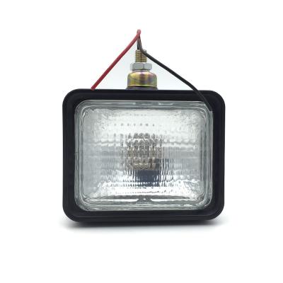 China Universal Auto Igniting Square Type Excavator/Forklift Truck/Tractor/Excavator Work Lamp Light 12v 24v Black For E120/E200/PC200/EX120/SK200 for sale