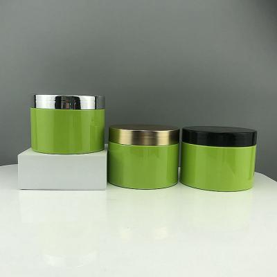 China Round Cosmetic Skin Care Cosmetic Empty Packaging Storage Container 30ml 50ml 100ml Plastic Cream Jar for sale