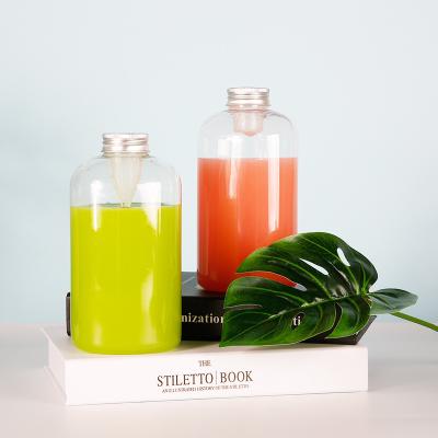 China Disposable Beverage Juice Bottle 150ml 250ml BPA Free Clear Plastic PET Beverage Empty for sale