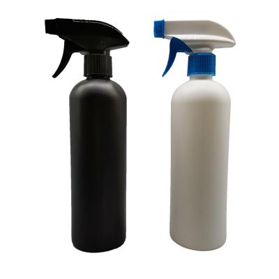 China Factory Sale Chemical HDPE Round Trigger Spray Plastic Chemical Bottle for sale