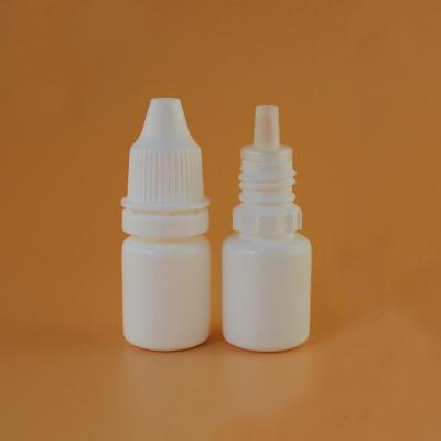 China white plastic medicine eye drop pe dropper bottle 5ml 8ml 10ml 15ml 20ml with tamper evident cap for sale