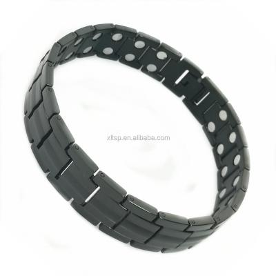 China CLASSIC Cool Design Men Style Relieve Pain Magnetic Titanium Energy Bracelet for sale