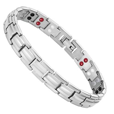 China Sports CLASSIC Hot Energy Arthritis Black Titanium Magnetic Bracelet for sale