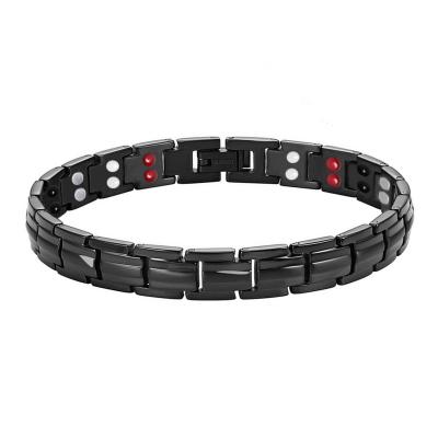 China Fashional Jewelry CLASSIC Germanium Magnetic Titanium Bracelet For Women for sale