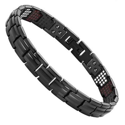 China Small Magnetic Design Bio Energy Casual / Sport Women's Titanium Bracelet for sale