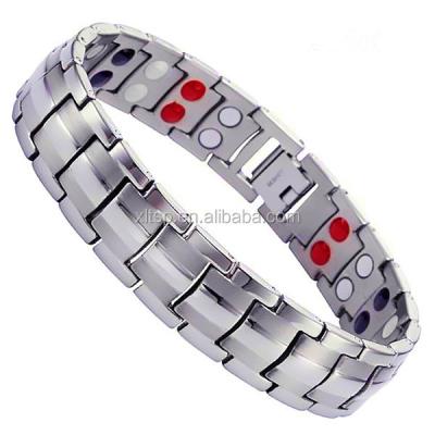 China Titanium 4 in 1 Magnetic Titanium Elements Bio Energy Bracelet for sale