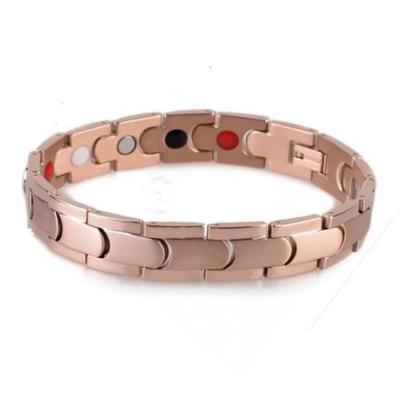 China Organic Design Titanium Germanium Bracelet Casual/Sports Attractive Ion Magnetic Power For Women for sale