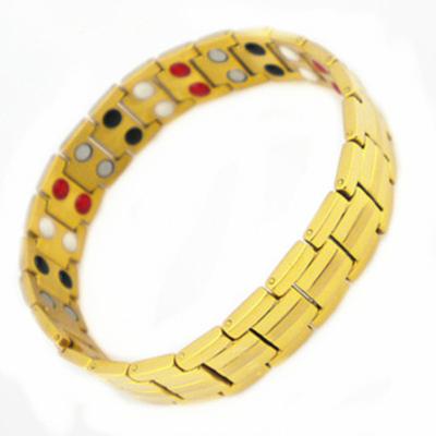 China CLASSIC Wholesale Trendy Men Style 18K Gold Plated Stainless Steel Wide Bangle Custom Jewelry for sale