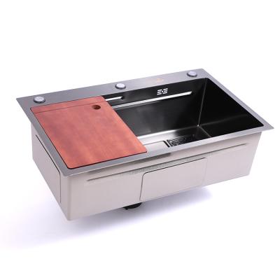 China Without Faucet Hot Sale New Design Organizer Kitchen Price Stainless Steel Sink for sale