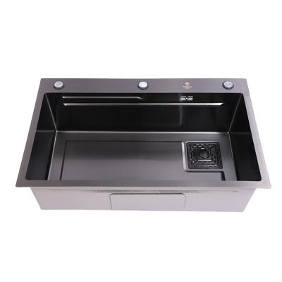 China With Faucet Stainless steel large single tank to double tank kitchen sink directly supplied by the manufacturer for sale