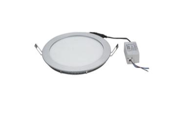 China Pure White 9W Flush Mount Round LED Panel Lights Fixture For Meeting Rooms for sale