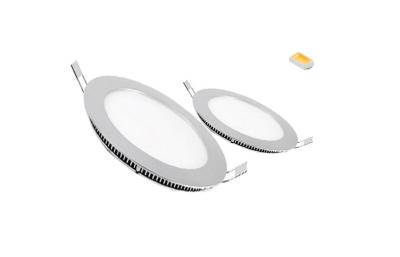 China SMD High Brightness12W Round LED Panel Lights Fixture With 140° Degree Beam Angle for sale