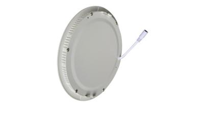 China Warm White Bathroom Round LED Panel Lights 1200LM 12 W With Low Voltage for sale