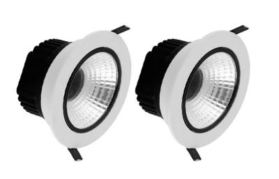 China Indoor Slim SMD COB 25 Watt Recessed LED Downlights For Hospital / Schools for sale